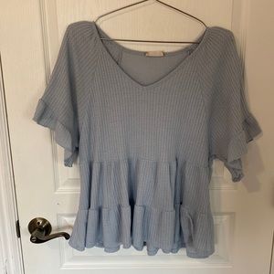 Altar’d state Light blue shirt